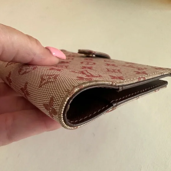 AUTH Louis Vuitton LV Diary Agenda PM Red Pink Monogram Mini Lin With Inserts! - Picture 5 of 8